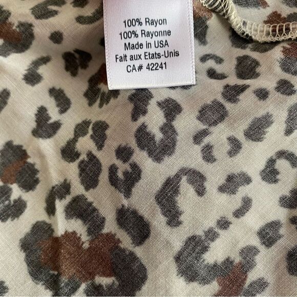 Stark X Animal Print Racerback Tank Size M - Picture 7 of 8